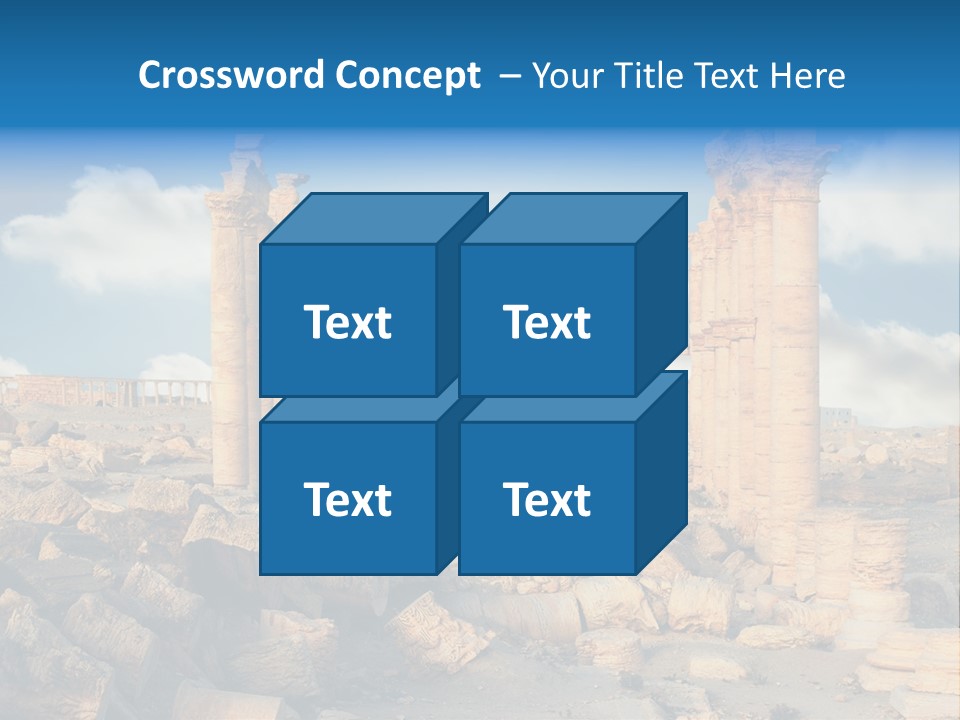 Syria Past Ruin PowerPoint Template