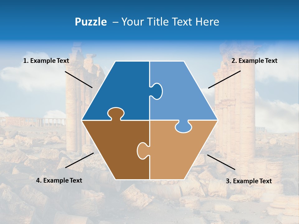 Syria Past Ruin PowerPoint Template