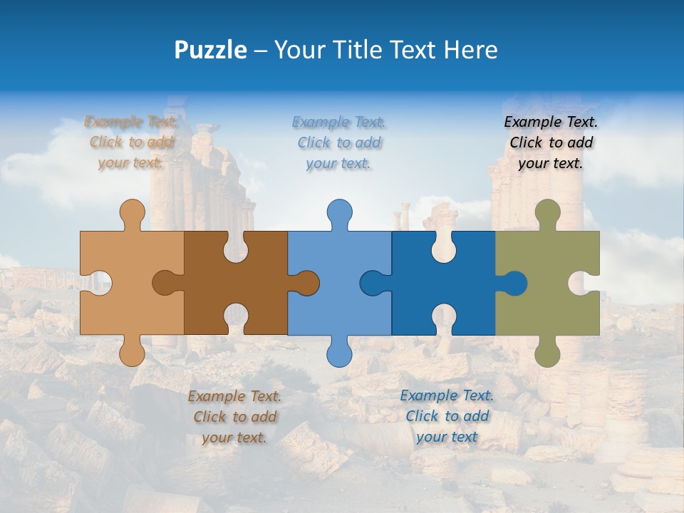 Syria Past Ruin PowerPoint Template