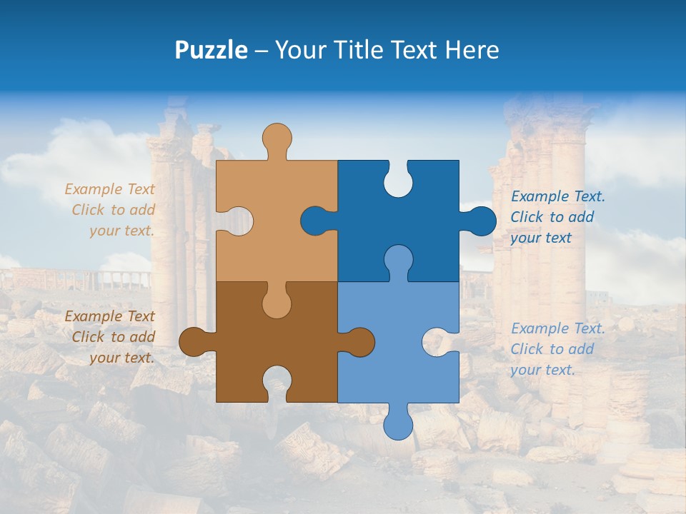 Syria Past Ruin PowerPoint Template