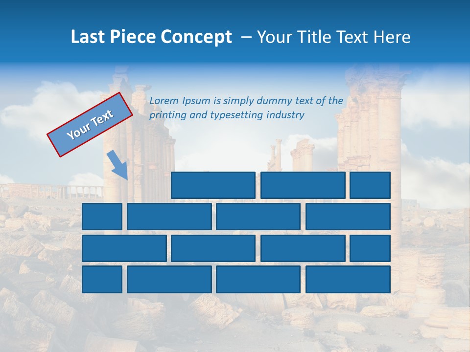 Syria Past Ruin PowerPoint Template