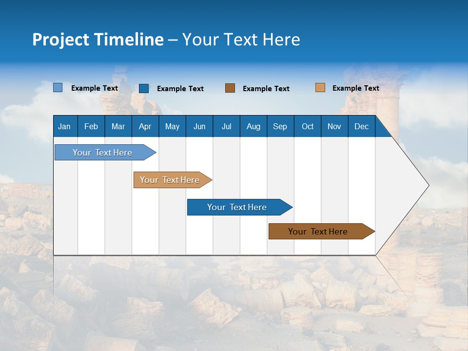 Syria Past Ruin PowerPoint Template