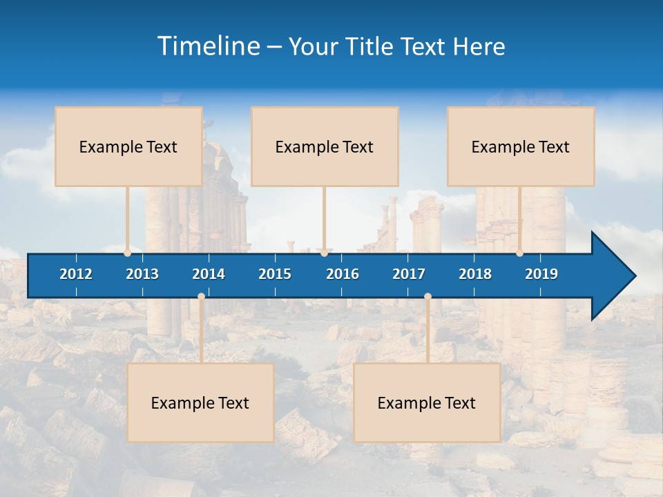 Syria Past Ruin PowerPoint Template