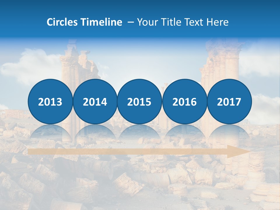 Syria Past Ruin PowerPoint Template