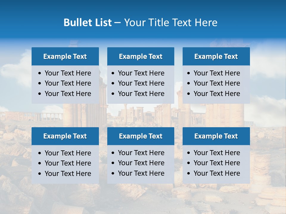 Syria Past Ruin PowerPoint Template