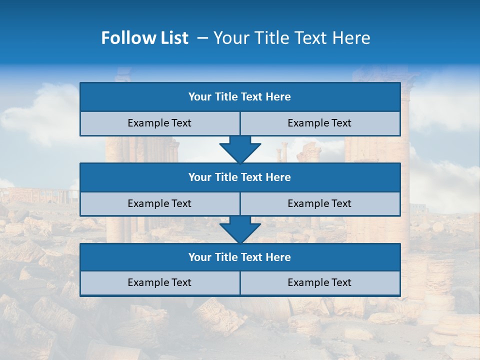 Syria Past Ruin PowerPoint Template