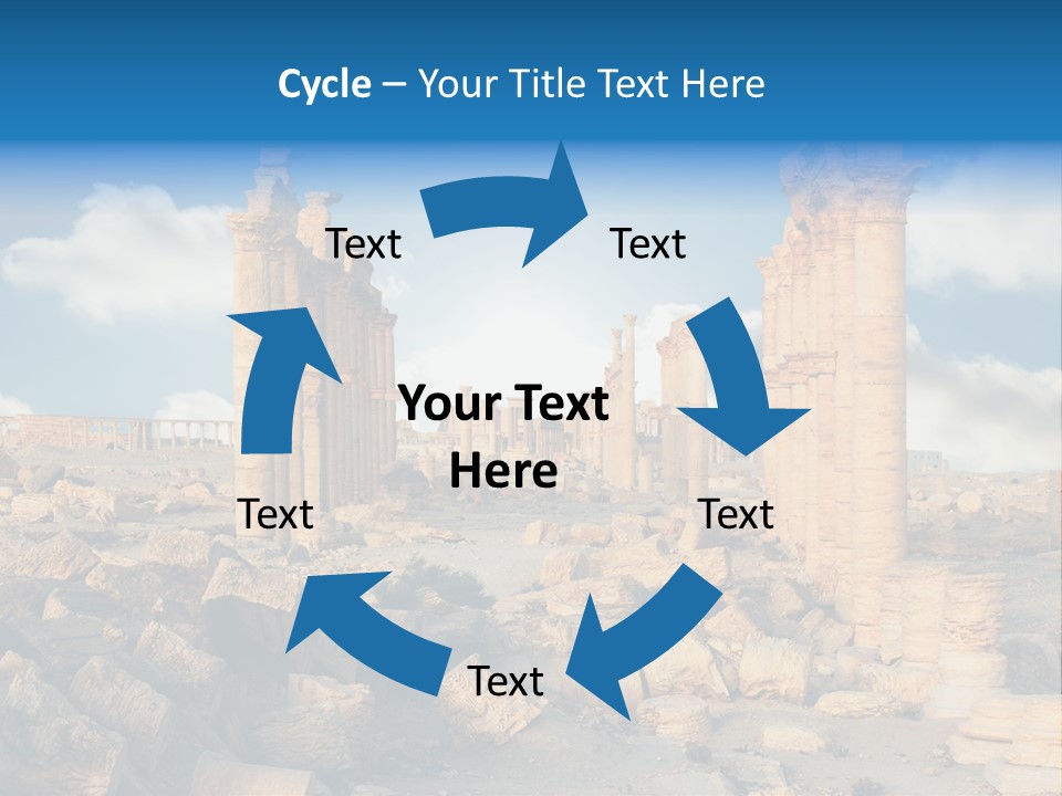 Syria Past Ruin PowerPoint Template
