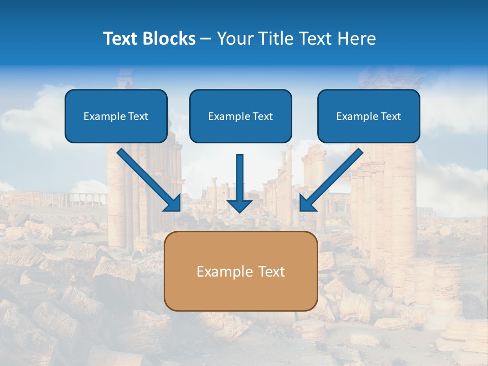 Syria Past Ruin PowerPoint Template