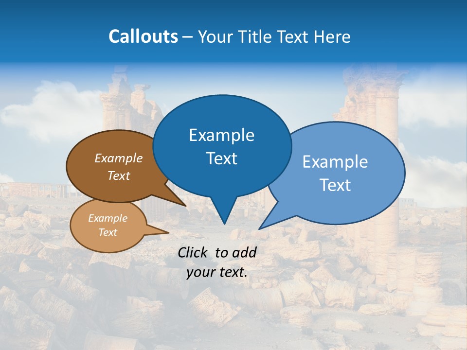 Syria Past Ruin PowerPoint Template