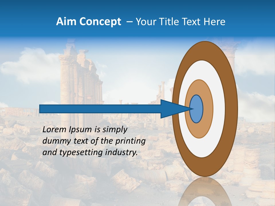 Syria Past Ruin PowerPoint Template