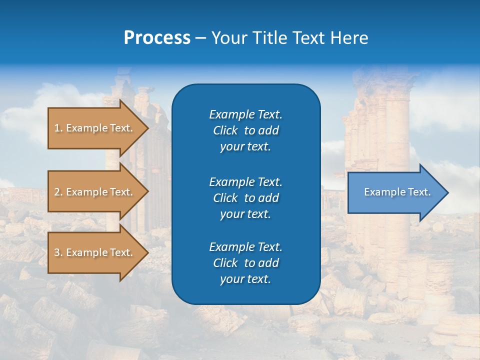 Syria Past Ruin PowerPoint Template