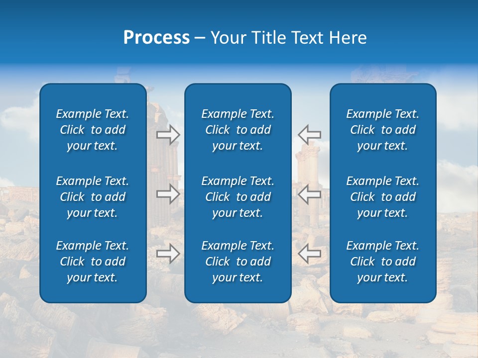 Syria Past Ruin PowerPoint Template