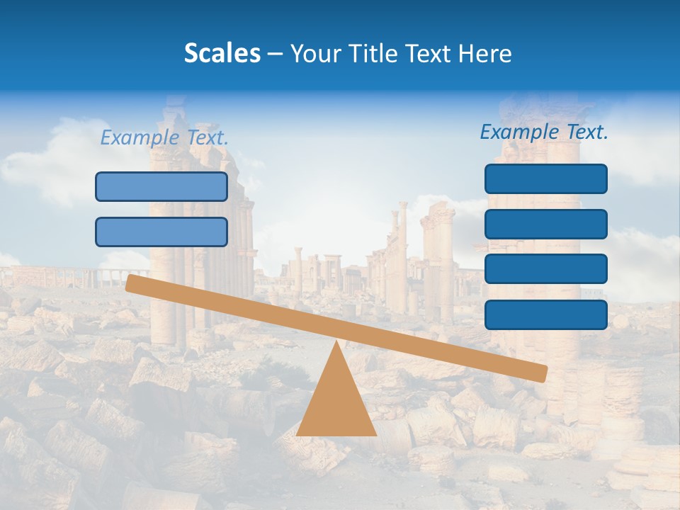 Syria Past Ruin PowerPoint Template