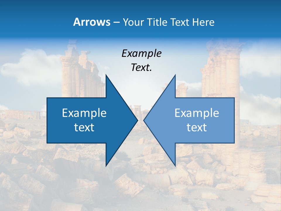Syria Past Ruin PowerPoint Template