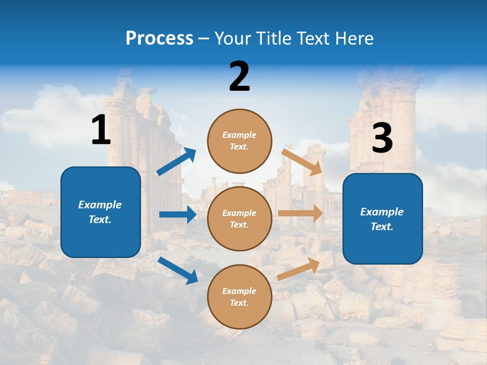 Syria Past Ruin PowerPoint Template