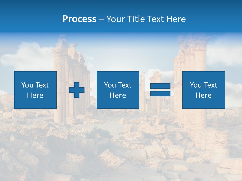 Syria Past Ruin PowerPoint Template