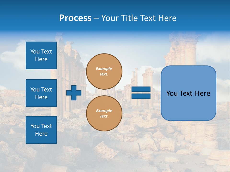 Syria Past Ruin PowerPoint Template