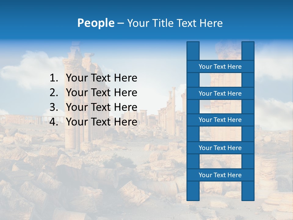 Syria Past Ruin PowerPoint Template