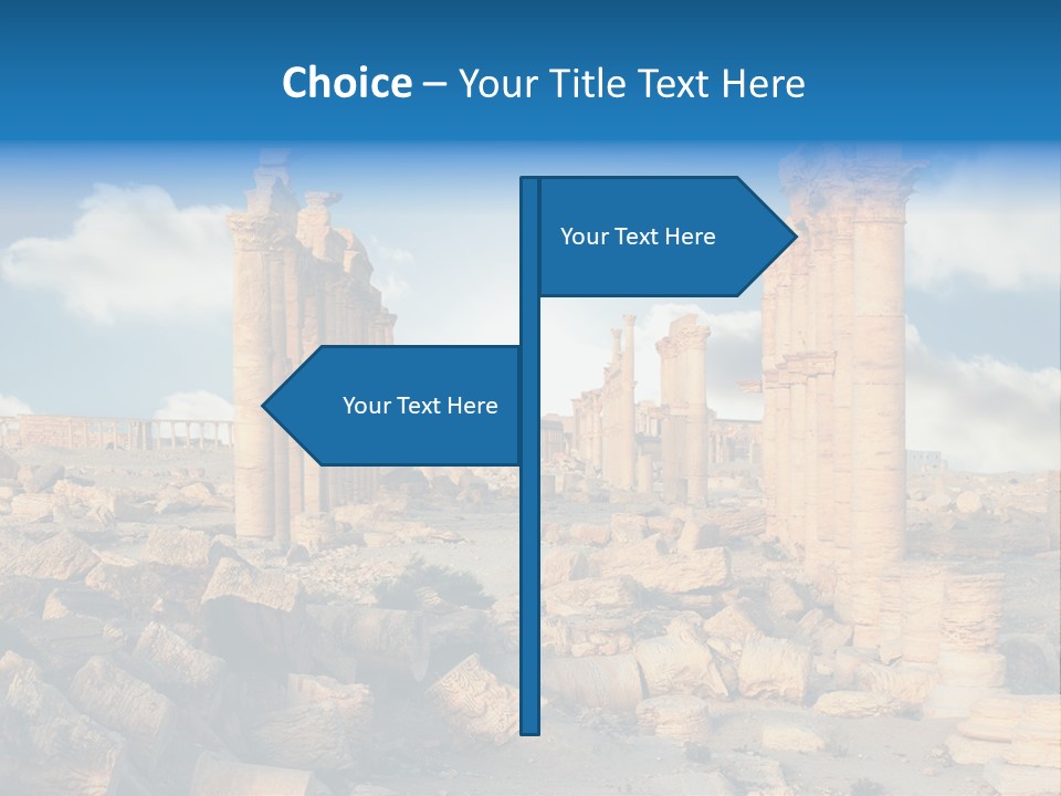 Syria Past Ruin PowerPoint Template