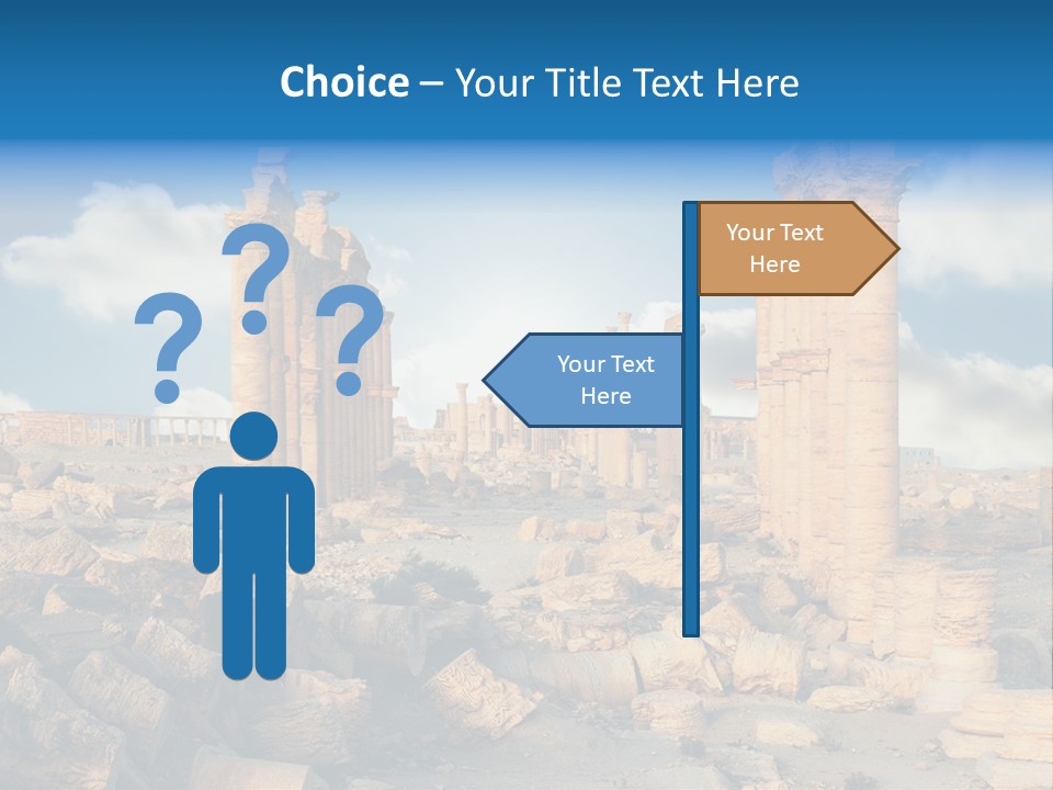 Syria Past Ruin PowerPoint Template