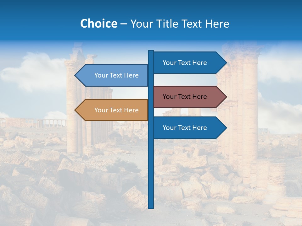 Syria Past Ruin PowerPoint Template
