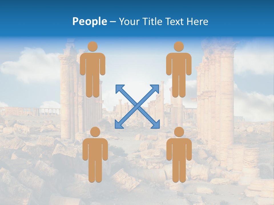 Syria Past Ruin PowerPoint Template