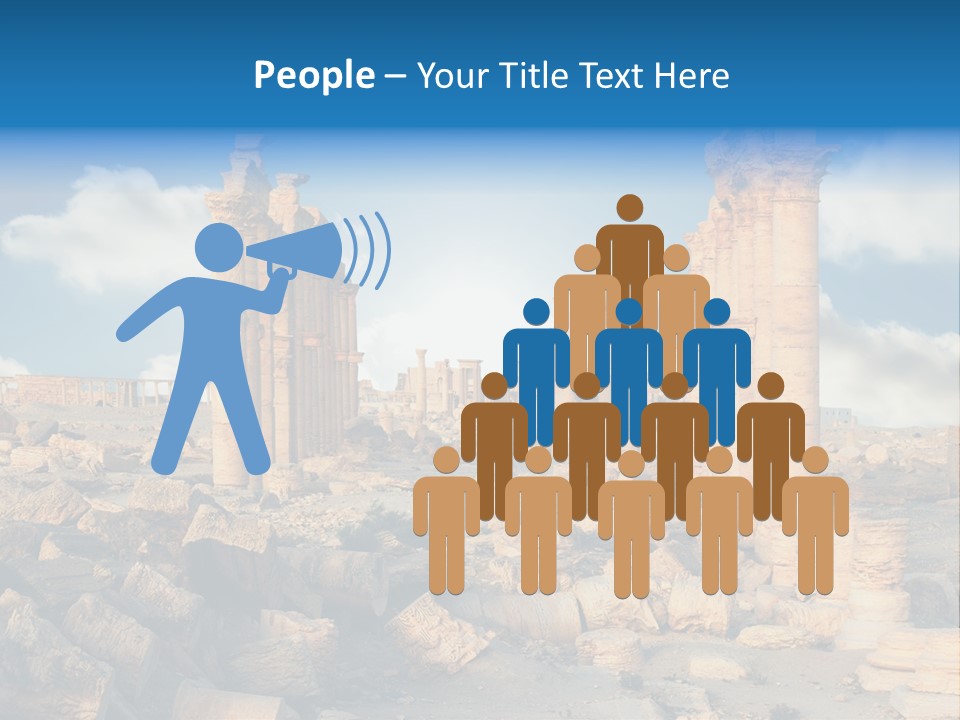 Syria Past Ruin PowerPoint Template