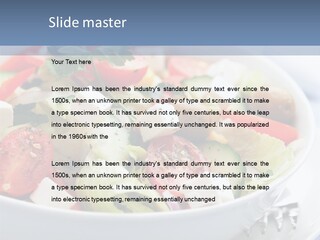 Meal Tomatoes Healthy PowerPoint Template