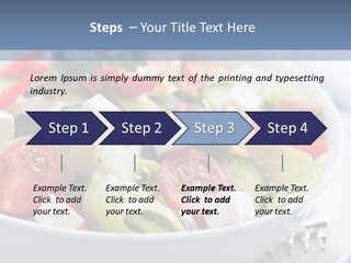 Meal Tomatoes Healthy PowerPoint Template