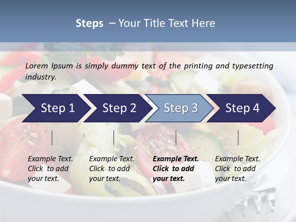 Meal Tomatoes Healthy PowerPoint Template