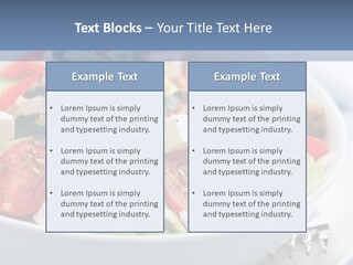 Meal Tomatoes Healthy PowerPoint Template