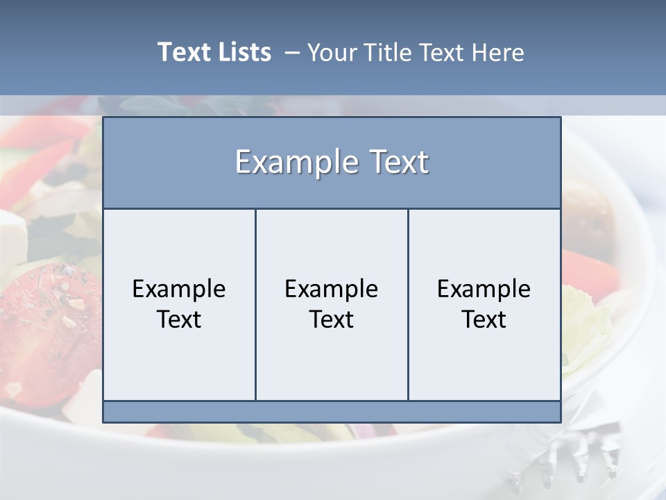 Meal Tomatoes Healthy PowerPoint Template