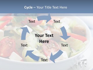 Meal Tomatoes Healthy PowerPoint Template