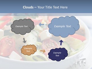 Meal Tomatoes Healthy PowerPoint Template