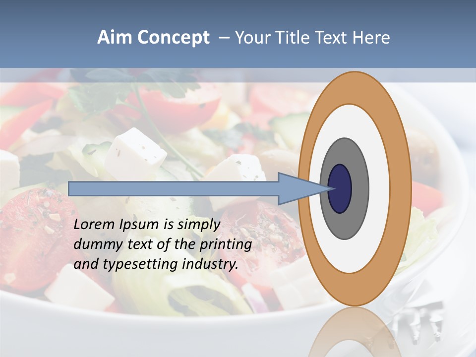 Meal Tomatoes Healthy PowerPoint Template