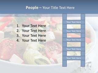 Meal Tomatoes Healthy PowerPoint Template