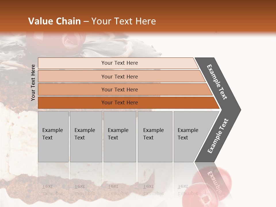Black Calorie Sweetness PowerPoint Template
