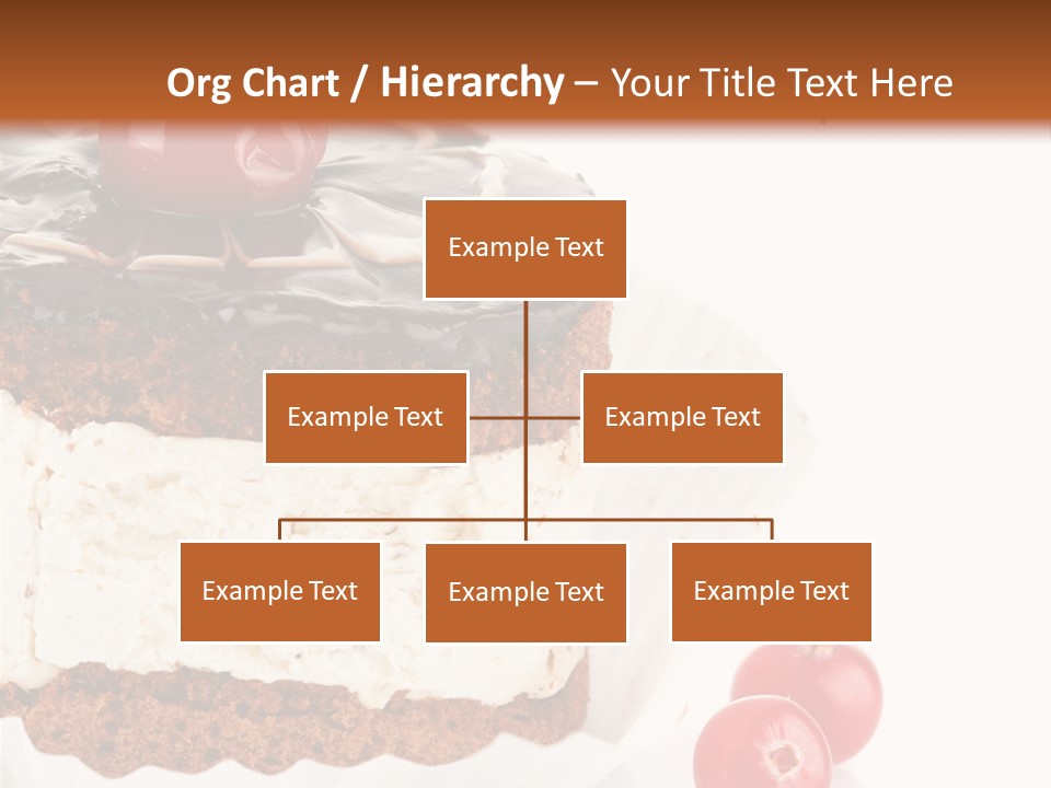 Black Calorie Sweetness PowerPoint Template