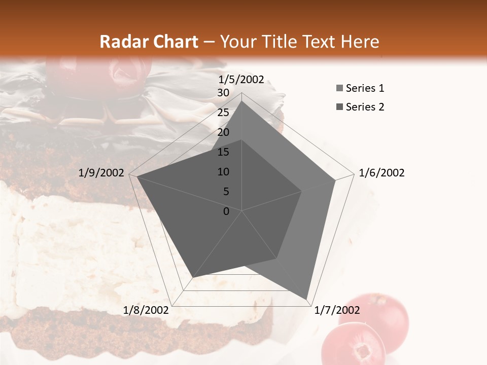 Black Calorie Sweetness PowerPoint Template