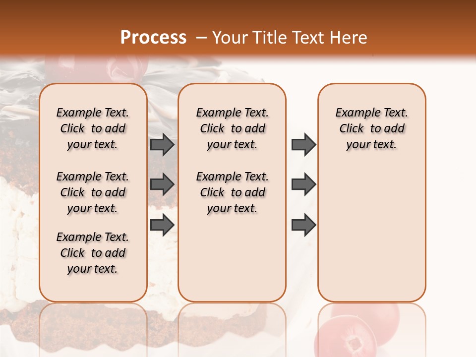 Black Calorie Sweetness PowerPoint Template