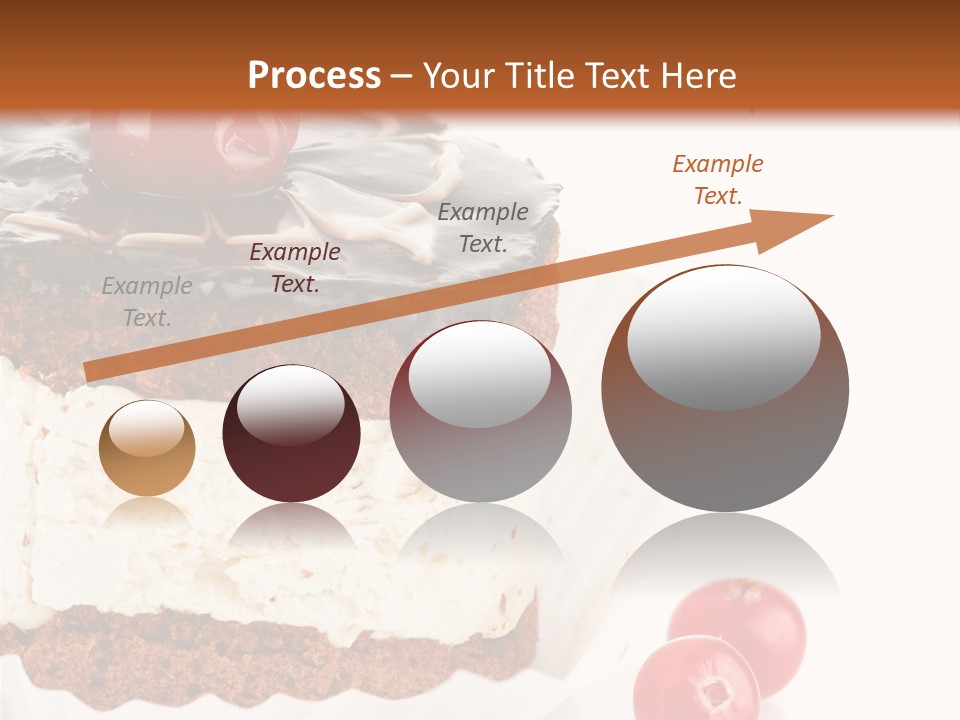 Black Calorie Sweetness PowerPoint Template