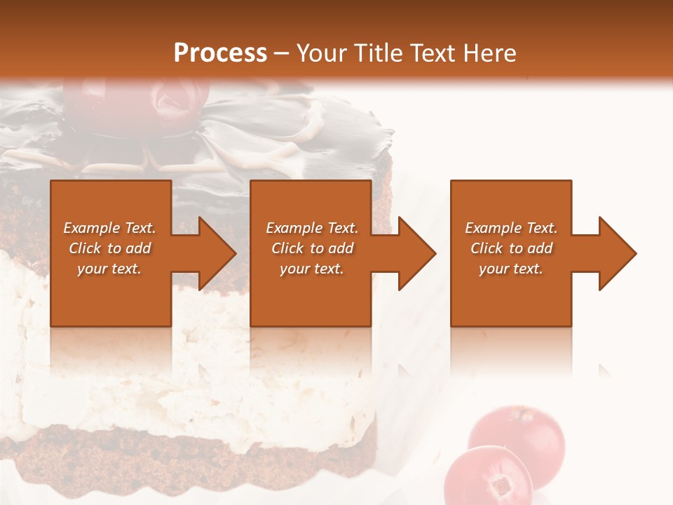 Black Calorie Sweetness PowerPoint Template