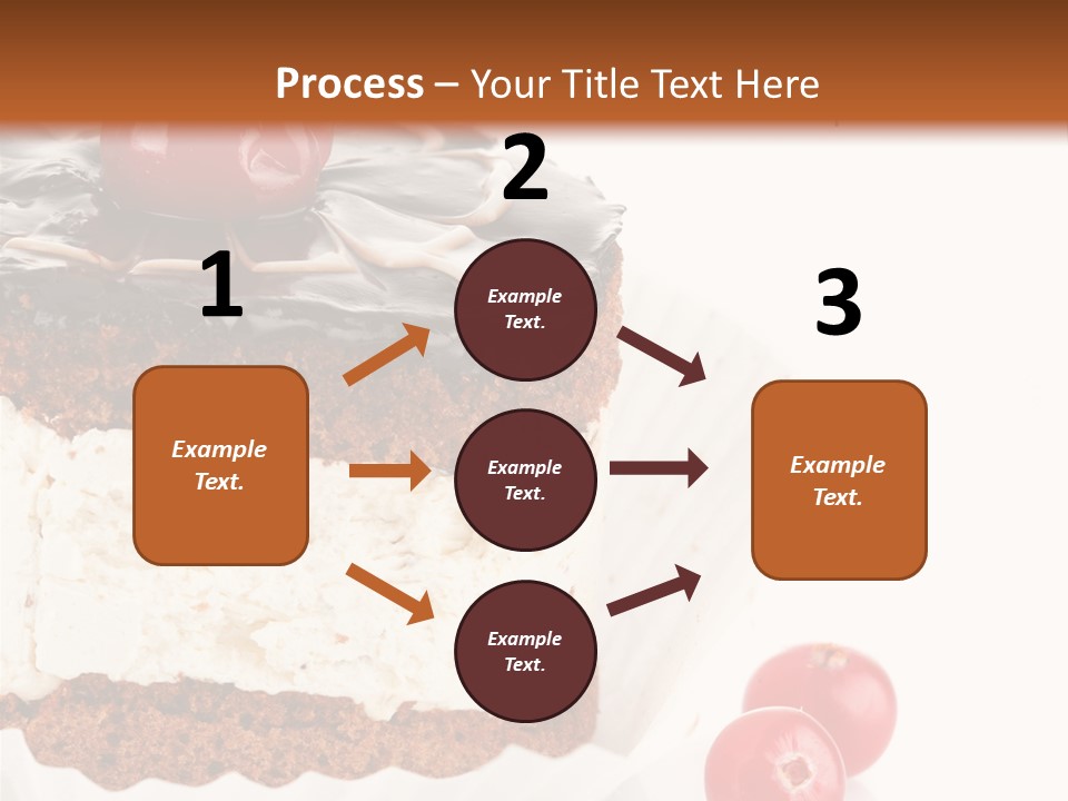 Black Calorie Sweetness PowerPoint Template