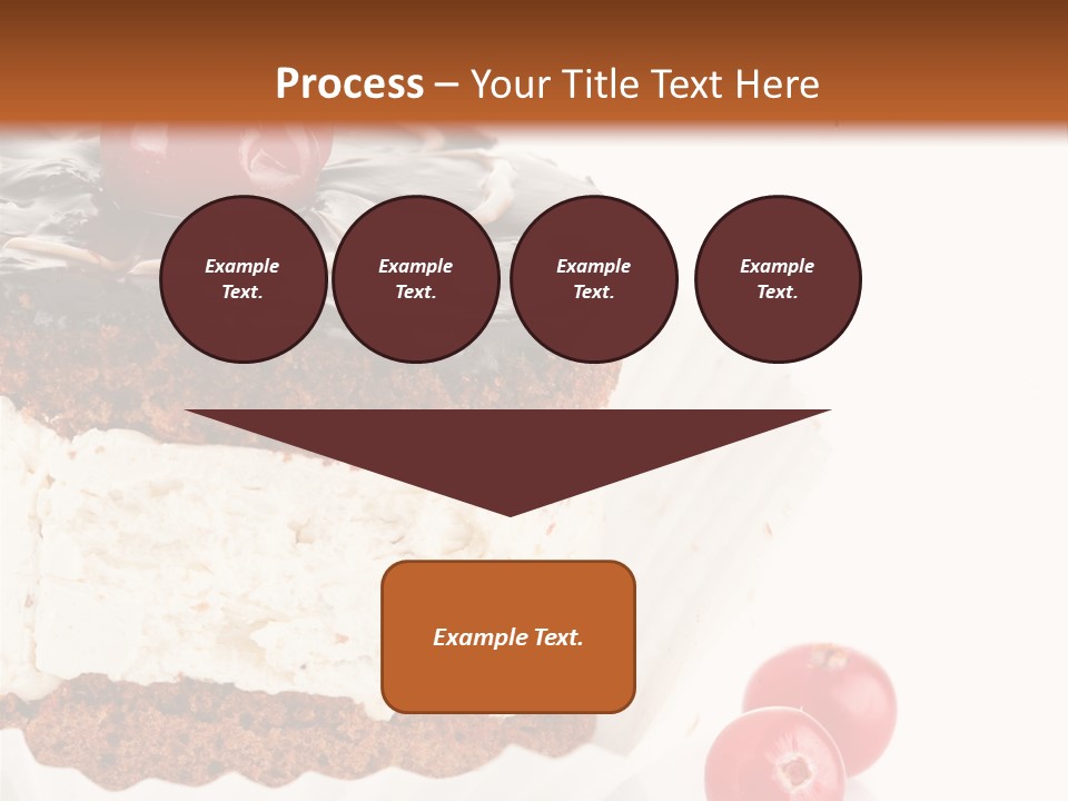 Black Calorie Sweetness PowerPoint Template