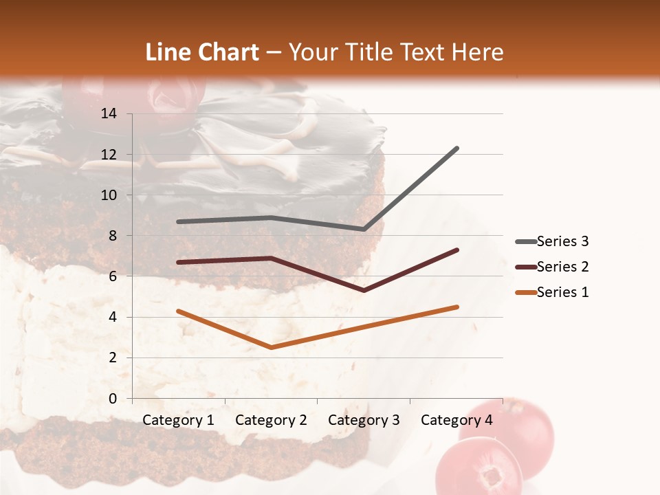 Black Calorie Sweetness PowerPoint Template