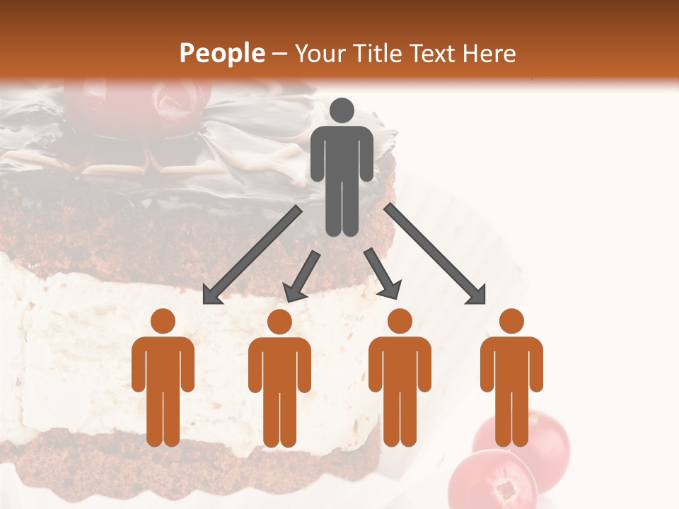 Black Calorie Sweetness PowerPoint Template