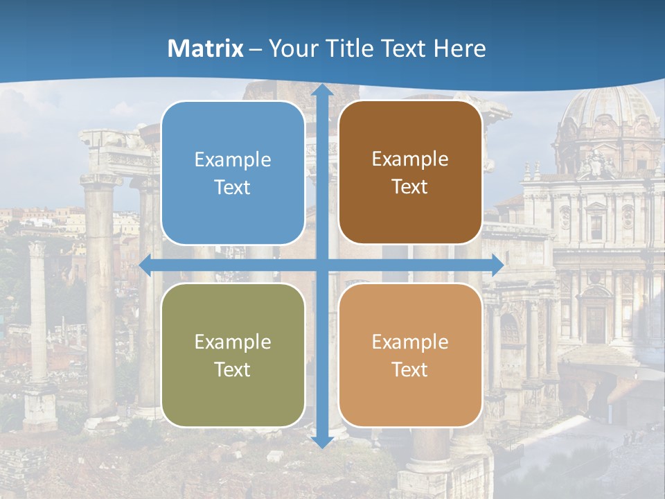 Touristic Arch Landmark PowerPoint Template