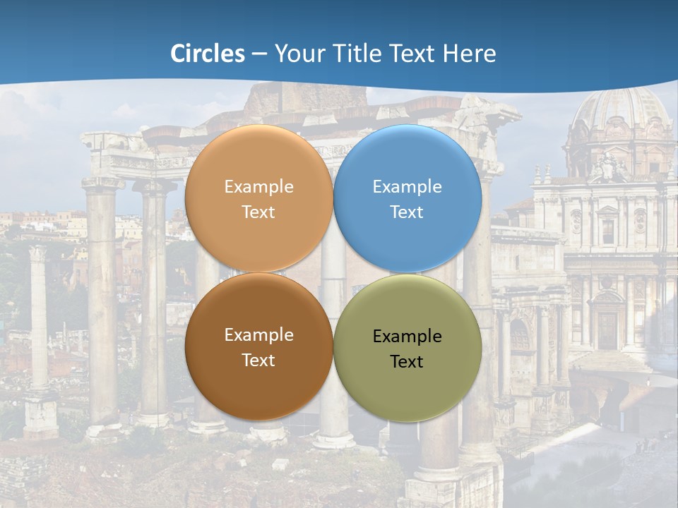 Touristic Arch Landmark PowerPoint Template