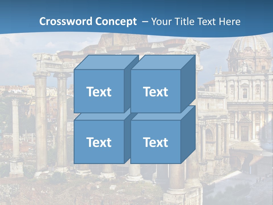 Touristic Arch Landmark PowerPoint Template