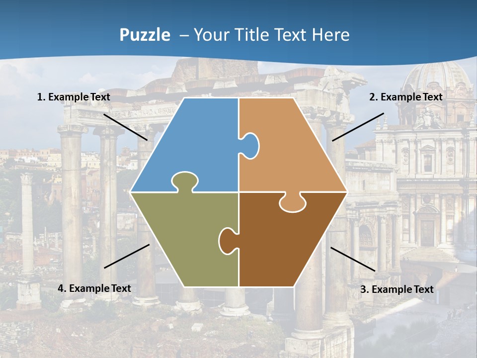 Touristic Arch Landmark PowerPoint Template